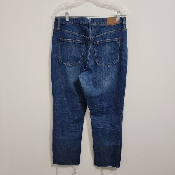 MADEWELL The High-Rise Slim Boyjean Medium Wash Size 29 - Picture 12 of 16